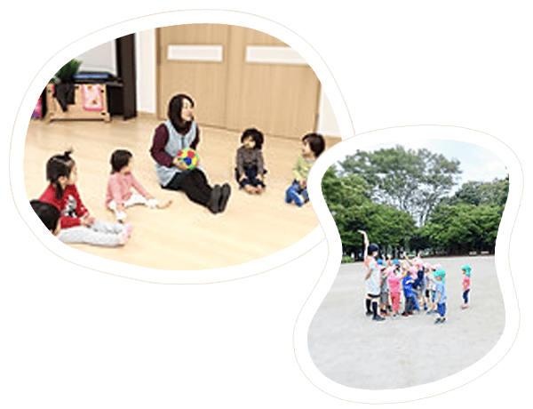 10：00～一斉保育戸外遊び