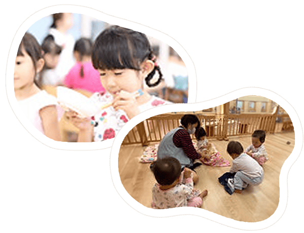 11：30～給食、着脱